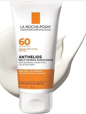 La Roche-Posay Anthelios Melt-In Milk Sunscreen SPF 60 Body & Face  5 oz 2028/04